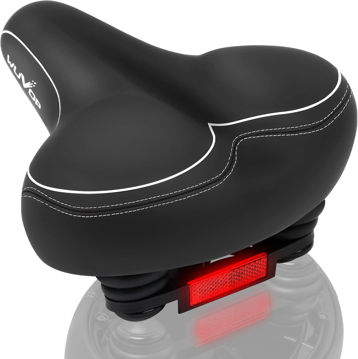 Extra Wide Oversized Comfort Bike Seat for Women Men Universal Peloton Saddle Replacement