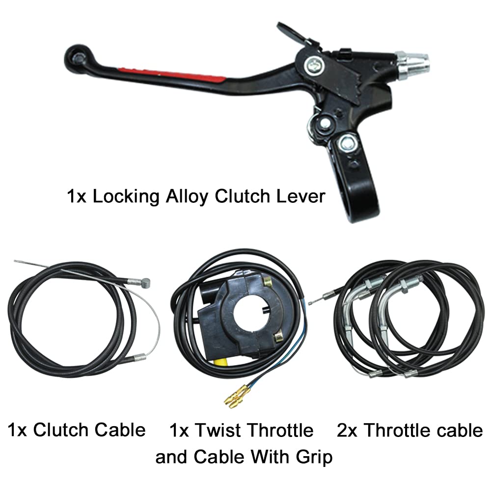 80cc Motorized Bike Kit - 2 Stroke Gas Engine Conversion for 26-28" Bikes (Silver)