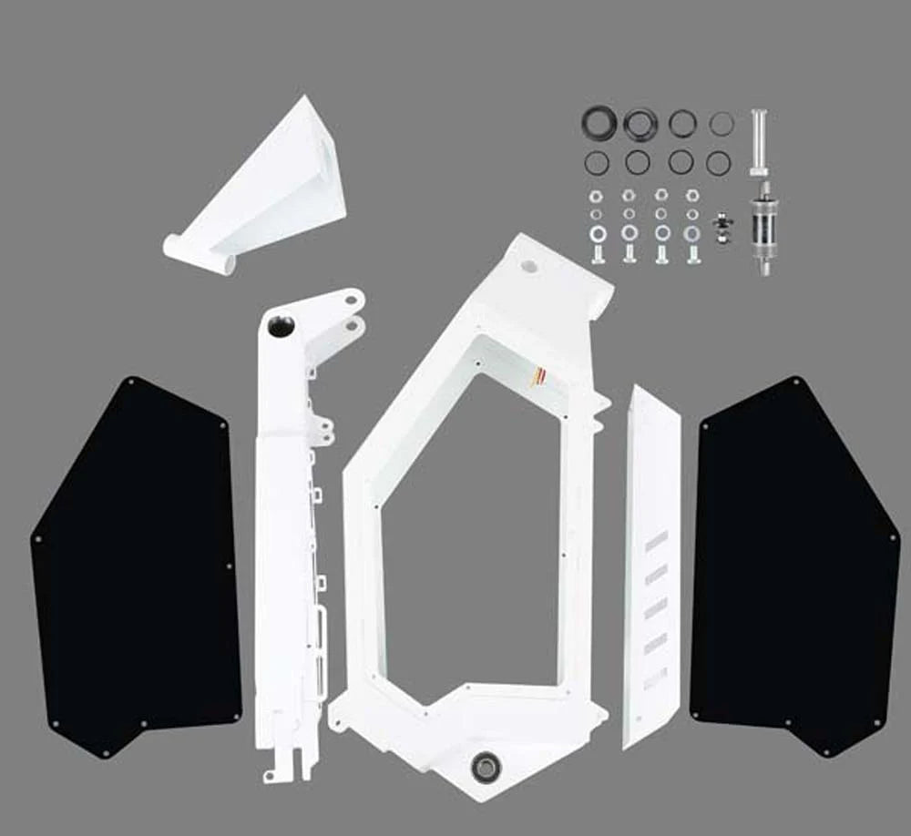 Stealth Bomber E-Bike Frame With Adjustable Dropouts