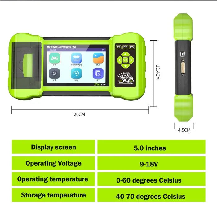 JDiag M300 Motorcycle Scanner For BMW Ducati Harley Honda Yamaha