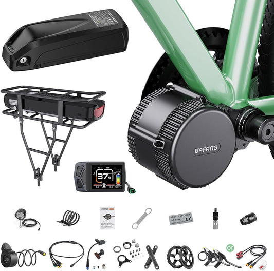 BAFANG BBS02B / BBS-HD Mid Drive E-Bike Kit – 750W/1000W Motor for 68-73mm Frames (Battery Optional)