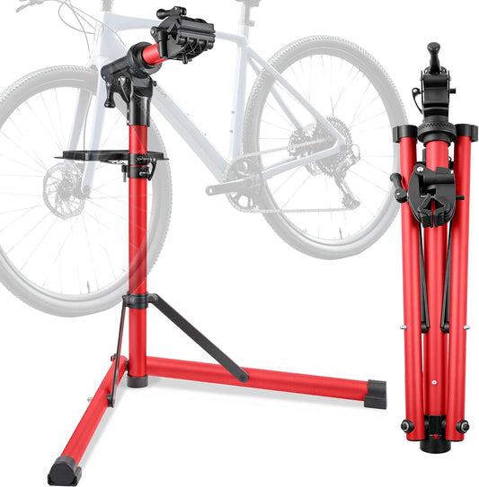 E Bike Repair Stand Bicycle Stand Max 110lbs Heavy Duty Mechanics Workstand Super Strong Clamp for E-Bikes Mountain Bikes Road Bikes Maintenance