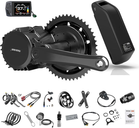 BAFANG BBSHD 1000W 52V Mid Drive E-Bike Conversion Kit | 68MM Bottom Bracket with Display Options & 20Ah Battery | High-Power Electric Mountain Bike Motor Kit