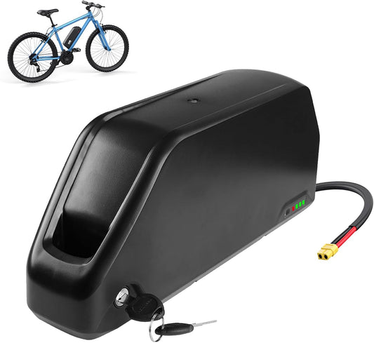 52V 25Ah Ebike Battery - UL Certified 36V/48V/52V/60V Lithium Battery for 500W-2200W Bafang & Ebike Conversion Kits (Smart BMS Included)