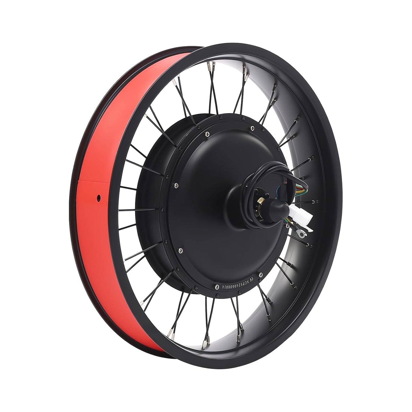 20" 48V 2000W E-Bike Conversion Kit, Rear Wheel Motor for Snow Bike & Snowmobile