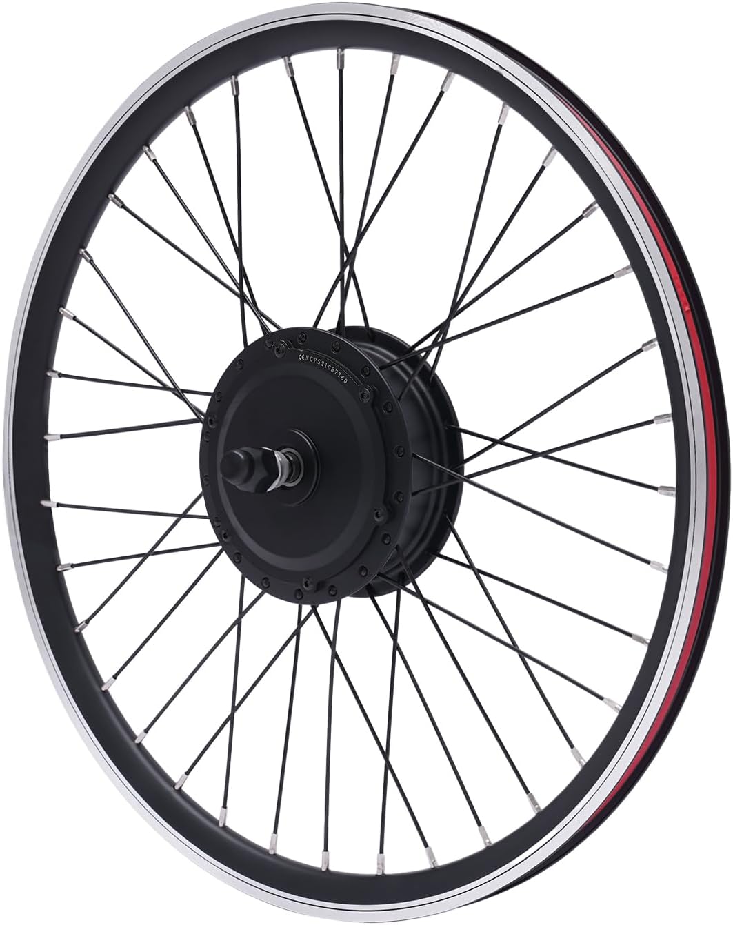 36V 500W Electric Bike Conversion Kit 27.5 Front Wheel Hub Motor E-Bike Kit 5 Speed Adjustable 40km/H LCD Display