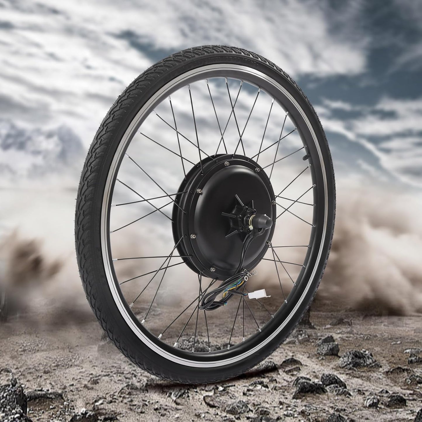 48V 1000W Electric Bike Conversion Kit - 26" Rear Hub Motor with Thumb Throttle & Pedal Assist (PAS) | Complete E-Bike Kit for 26 Inch Bikes
