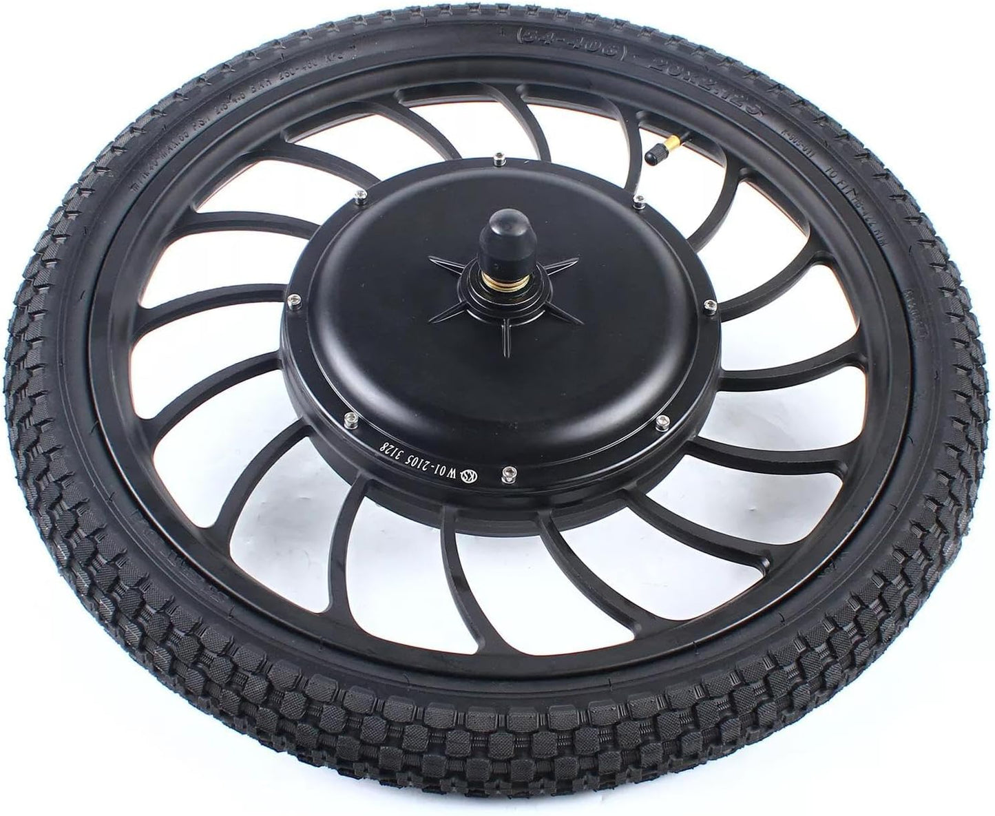 20" 1000W 48V Integrated Front & Rear Wheel E-Bike Conversion Kit | Complete All-in-One Electric Bike Motor Kit with Tires Included