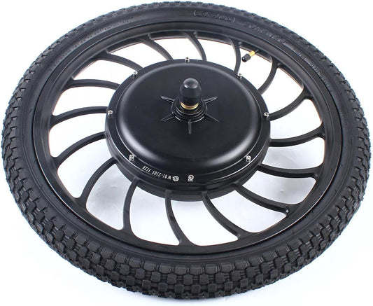 20" 1000W 48V Integrated Front & Rear Wheel E-Bike Conversion Kit | Complete All-in-One Electric Bike Motor Kit with Tires Included