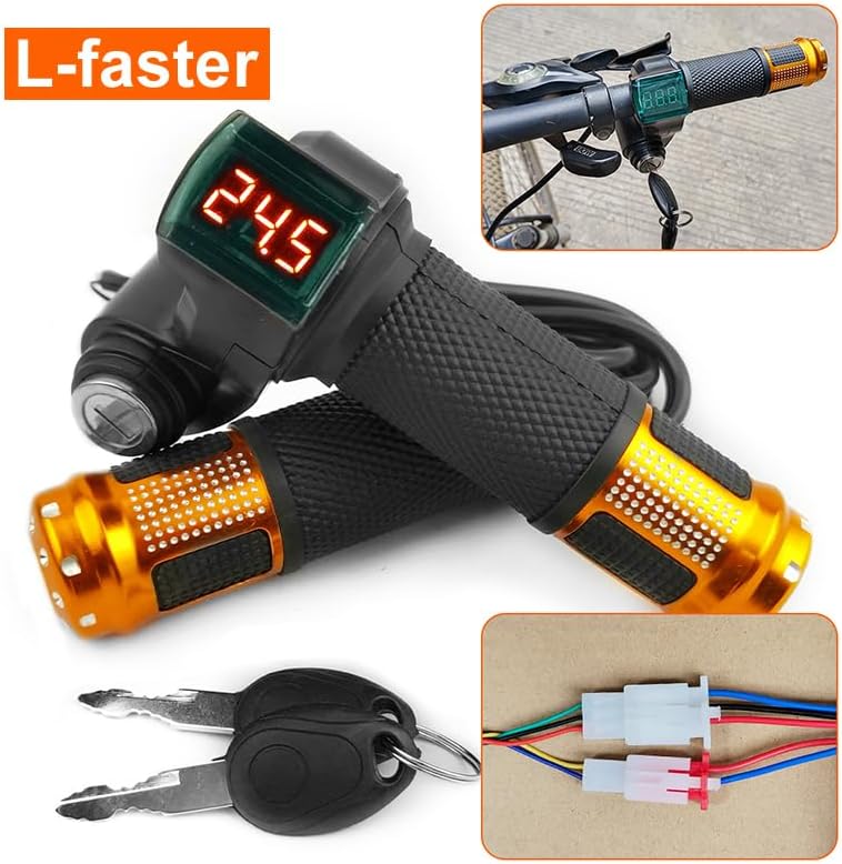 450W Electric Bicycle Left Drive Conversion Kit - Universal Chain Drive Installation for Most City Bikes with Spoke Chain Wheel