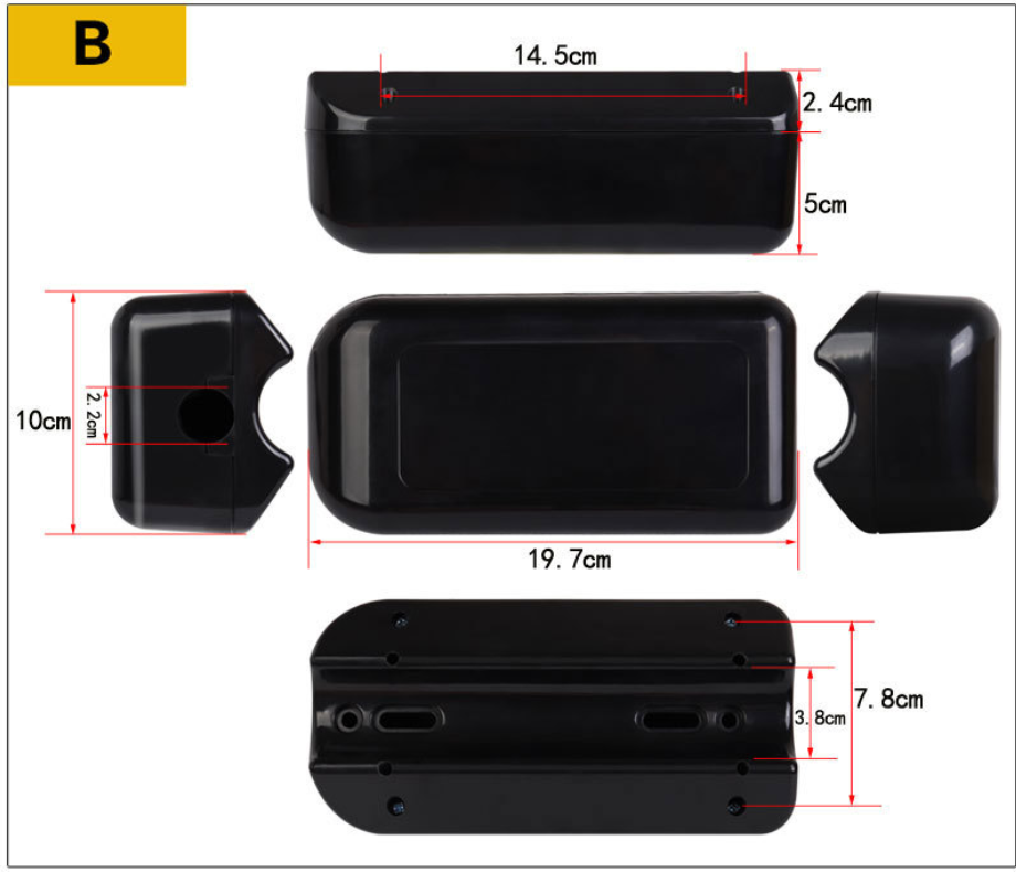 E-Bike Controller Box 250W-1000W Conversion Mountain Bike Controller Enclosure