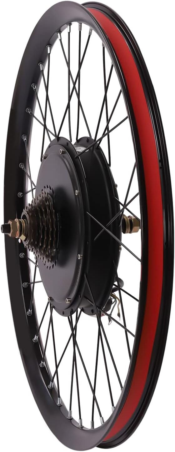 36V 350W Electric Bike Front Wheel Conversion Kit for 26" Bikes | 35 Km/H Speed with LCD Display & Controller
