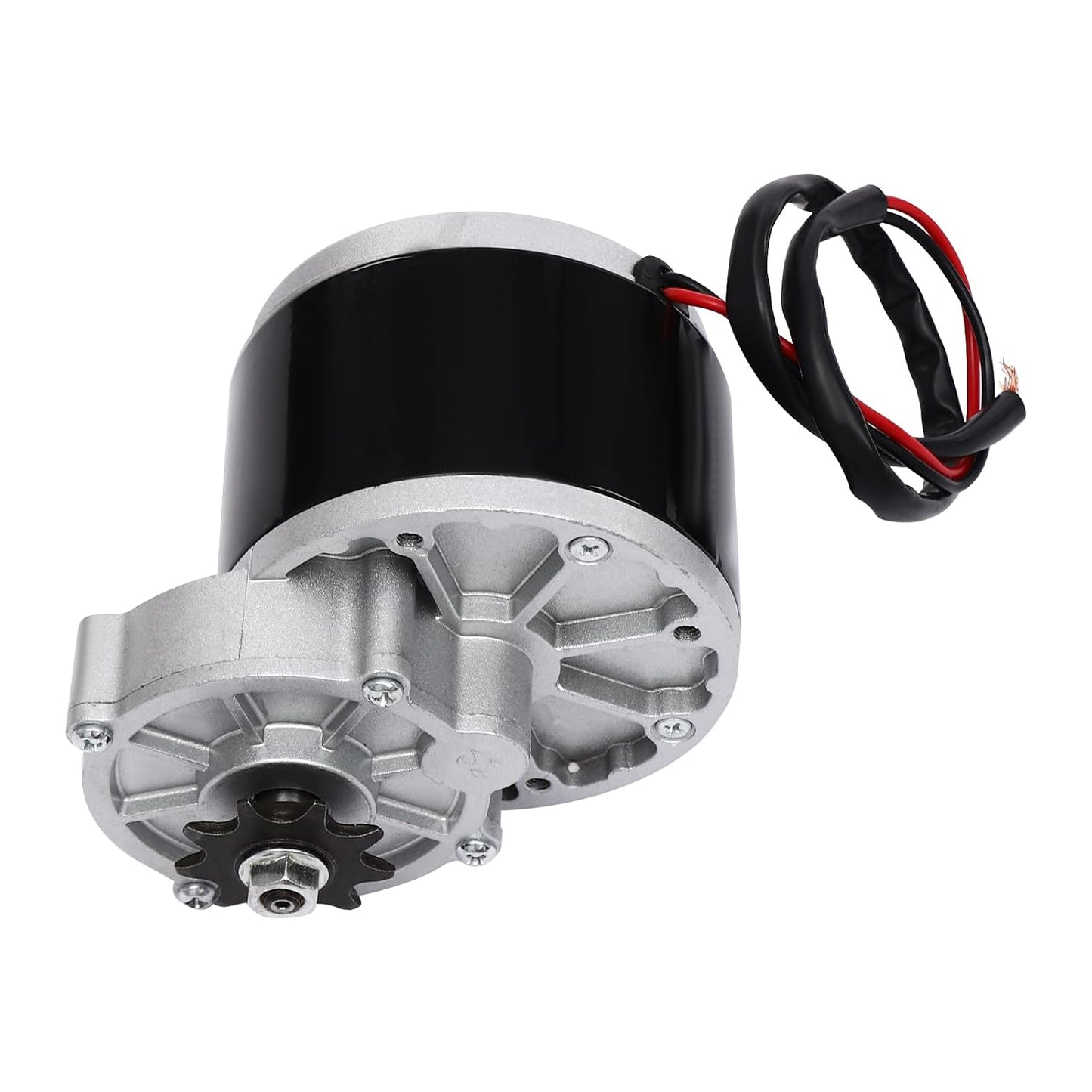 24V 250W Electric Bicycle Motor Kit for Chain Drive - 330RPM Rear Derailleur E-Bike Conversion Kit with Brushed Controller & Light | Easy Mid Installation for Most Bikes