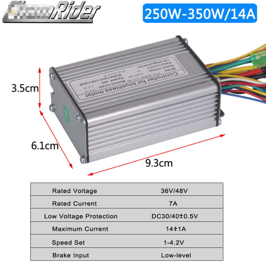 Electric Bike Controller 36V 48V 52V 250W-500W 1000W-1500W