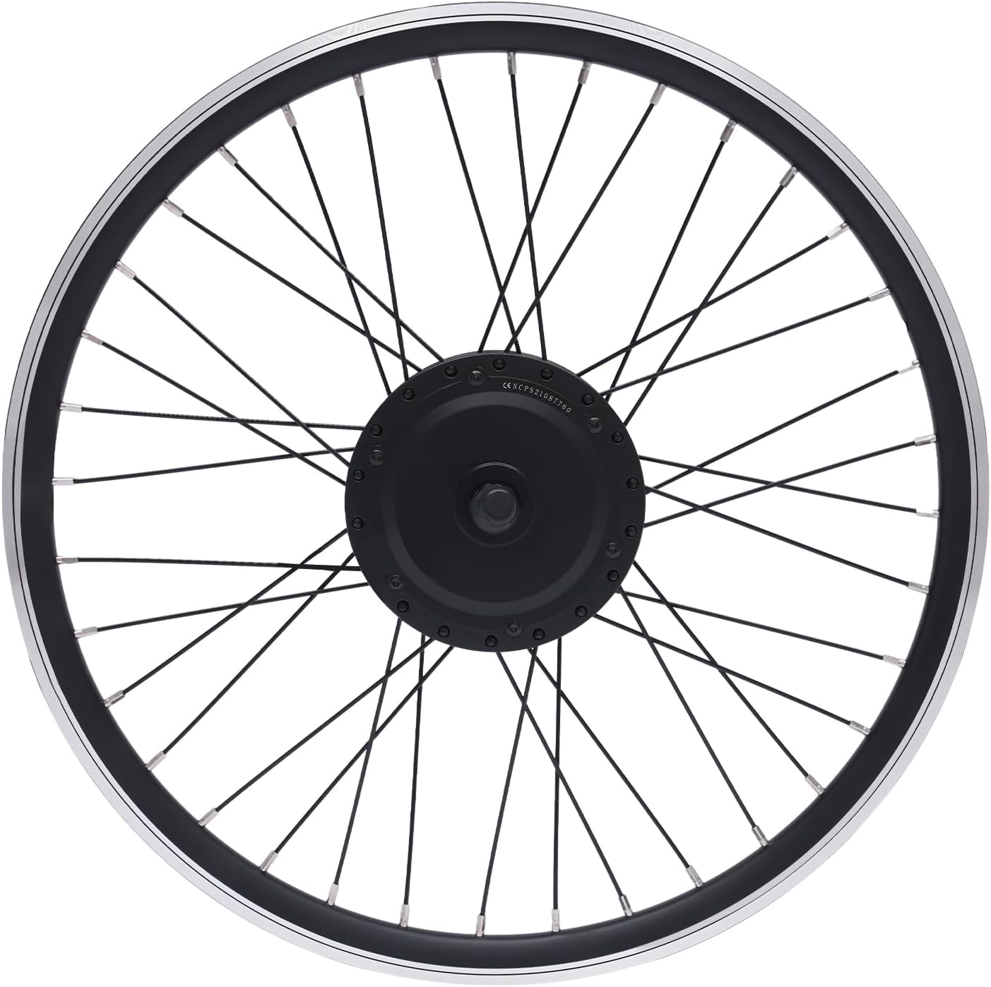 36V 500W Electric Bike Conversion Kit 27.5 Front Wheel Hub Motor E-Bike Kit 5 Speed Adjustable 40km/H LCD Display