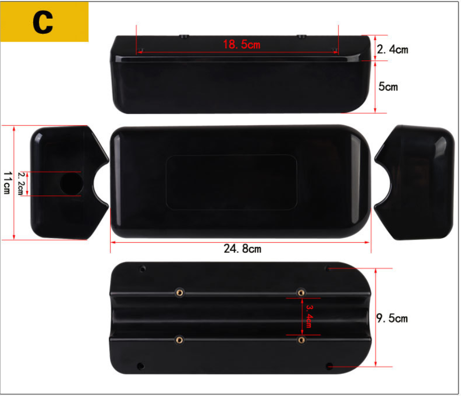 E-Bike Controller Box 250W-1000W Conversion Mountain Bike Controller Enclosure