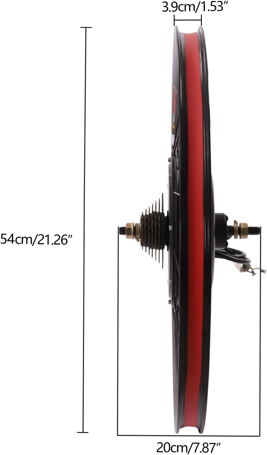 36V 350W Electric Bike Front Wheel Conversion Kit for 26" Bikes | 35 Km/H Speed with LCD Display & Controller