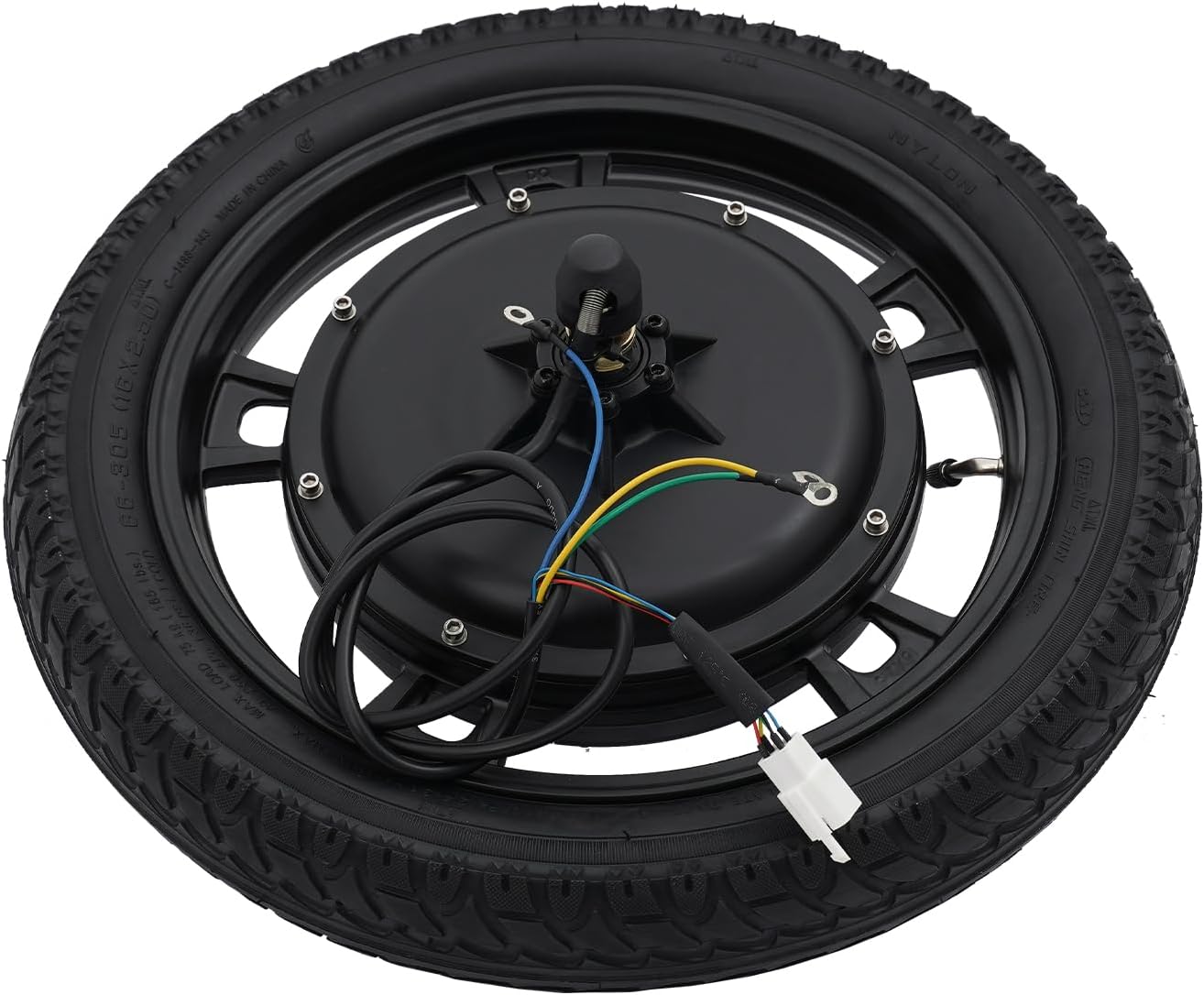 1000W 48V E-Bike Conversion Kit - 16" Rear Wheel Motor for Scooters & Bicycles