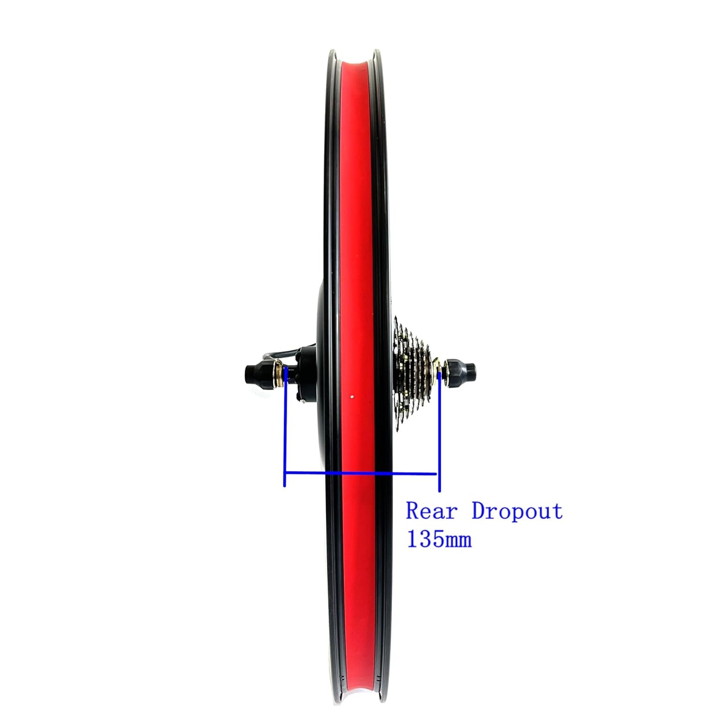 48V 2000W Electric Bike Conversion Kit - 26" MTB Rear Hub Motor with TFT Display | Waterproof E-Bike Kit
