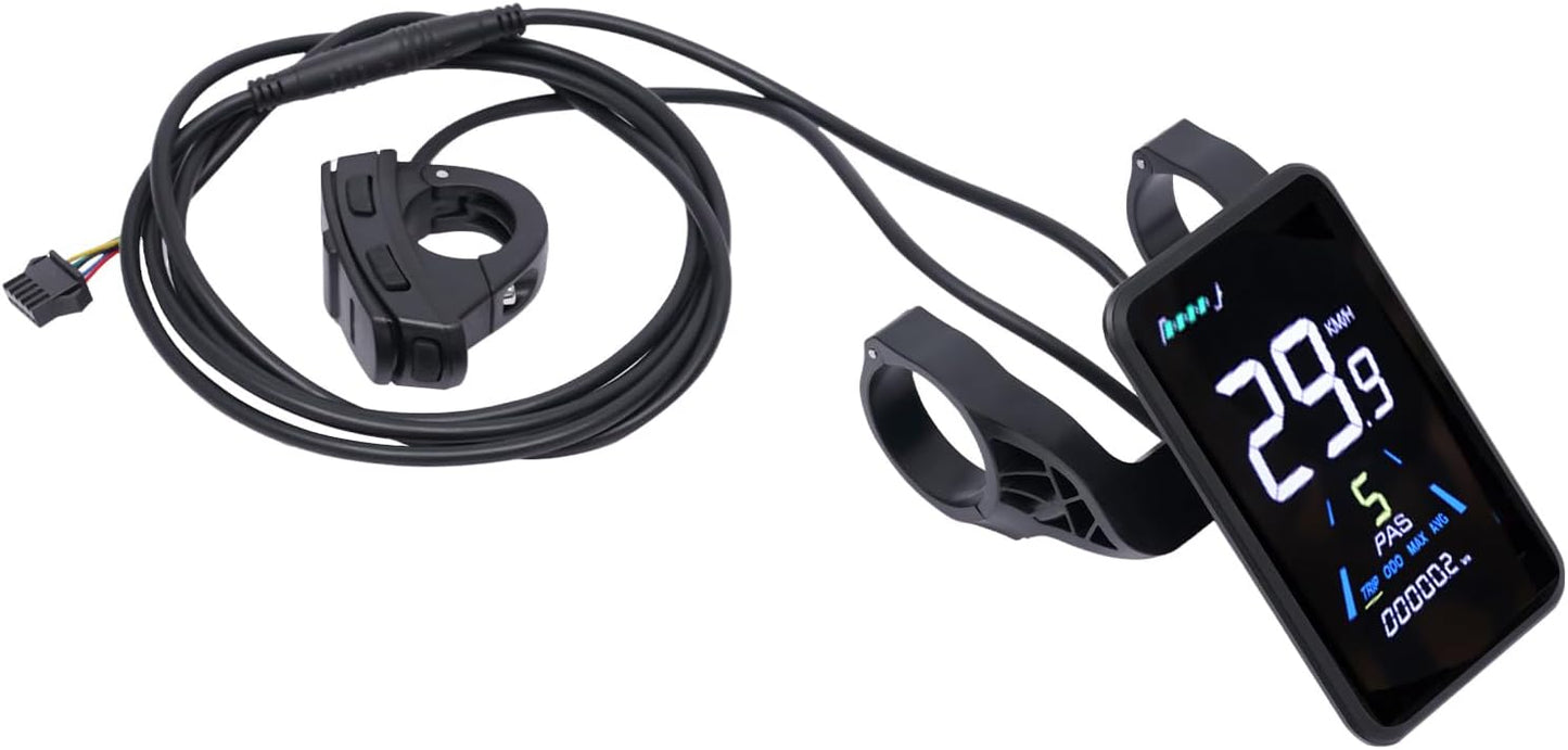 36V 500W Electric Bike Conversion Kit 27.5 Front Wheel Hub Motor E-Bike Kit 5 Speed Adjustable 40km/H LCD Display