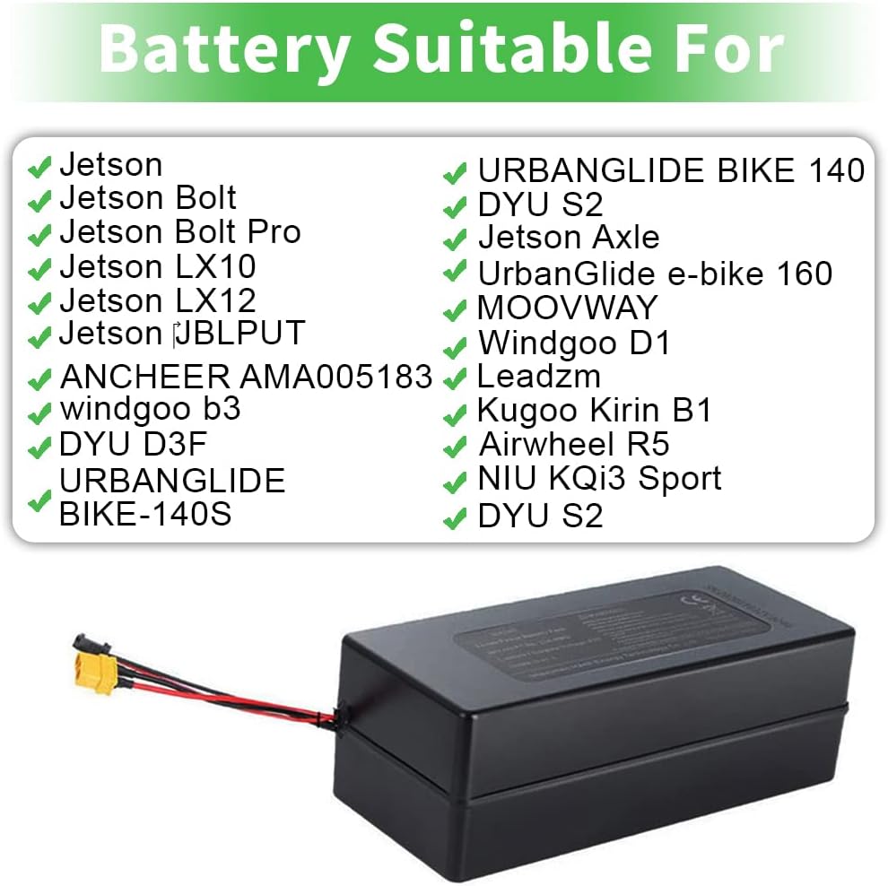 36V 10Ah (216Wh) Ebike Battery & Motor Conversion Kit - 250W Max Power