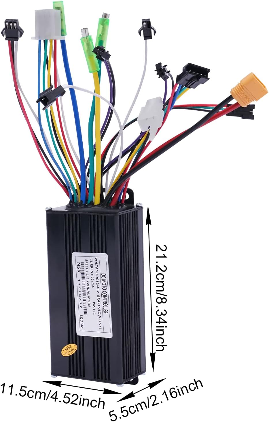 36V 500W Electric Bike Conversion Kit 27.5 Front Wheel Hub Motor E-Bike Kit 5 Speed Adjustable 40km/H LCD Display