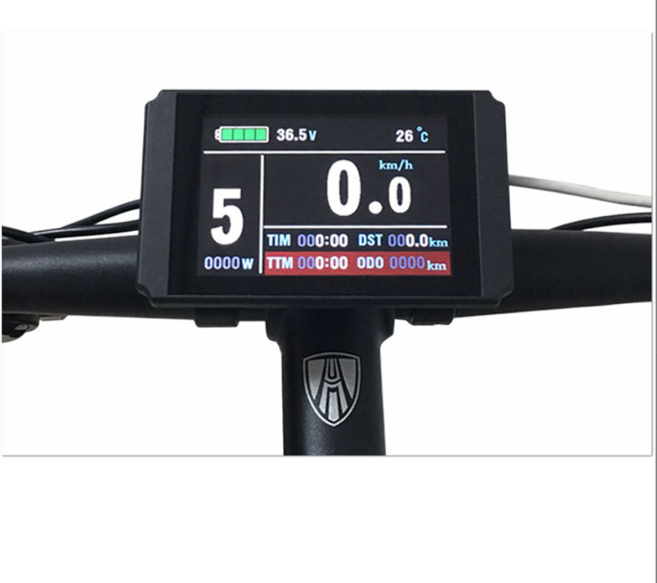 24V 36V 48V Electric Bicycle KT LCD8H Display Waterproof