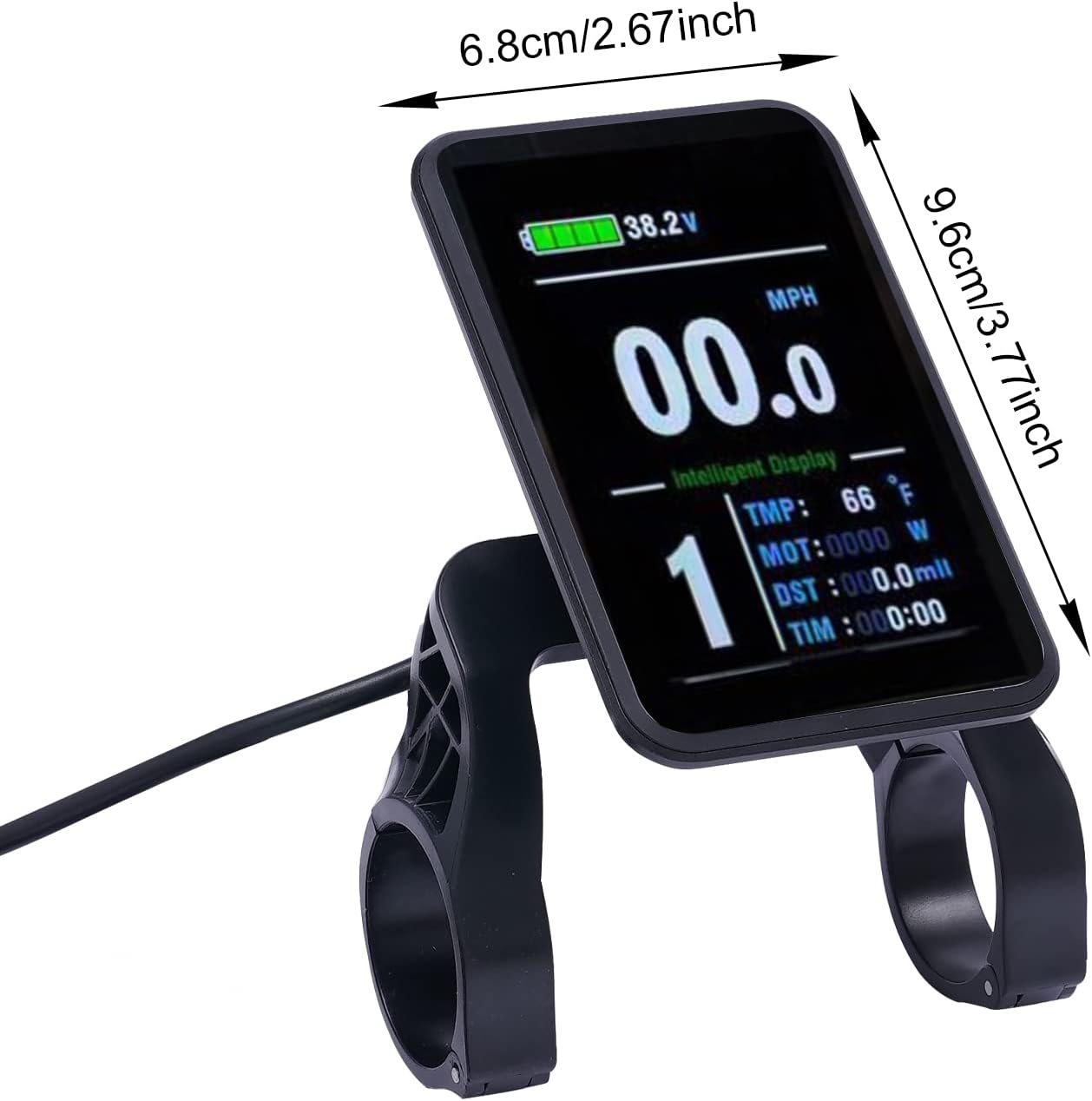 24" Electric Bicycle Motor Kit 500W Brushless Gearless Hub Motor Aluminum Alloy 30-35KM/H 264Lbs Load Capacity E-Bike Conversion Kit