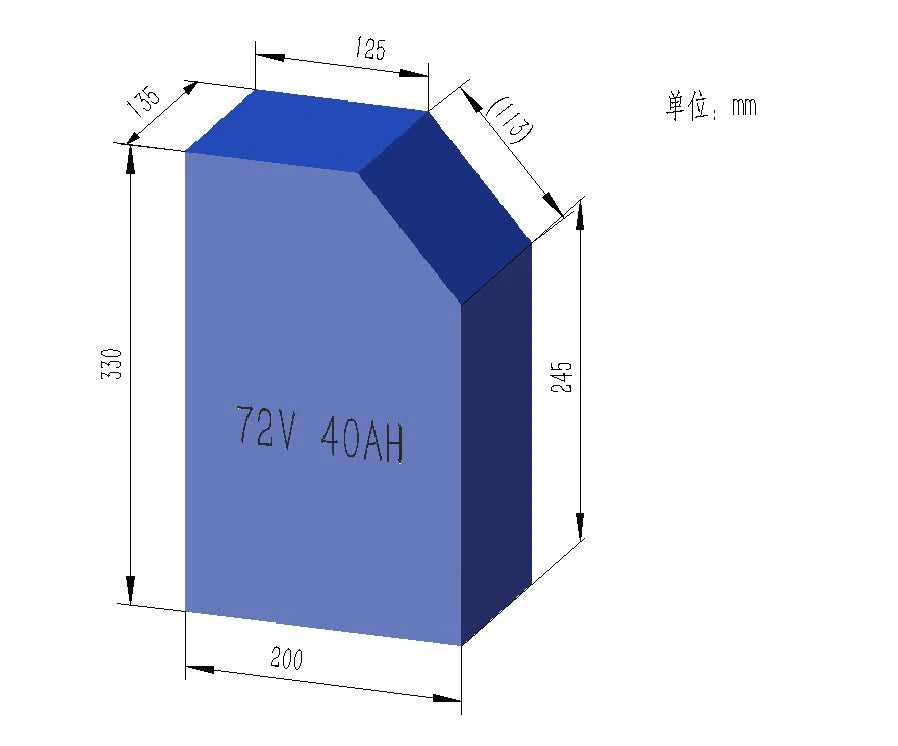 72V 26-70Ah Lithium-Ion E-Bike Battery Pack For Stealth Bomber Electric Mountain Bike & Beach Cruiser