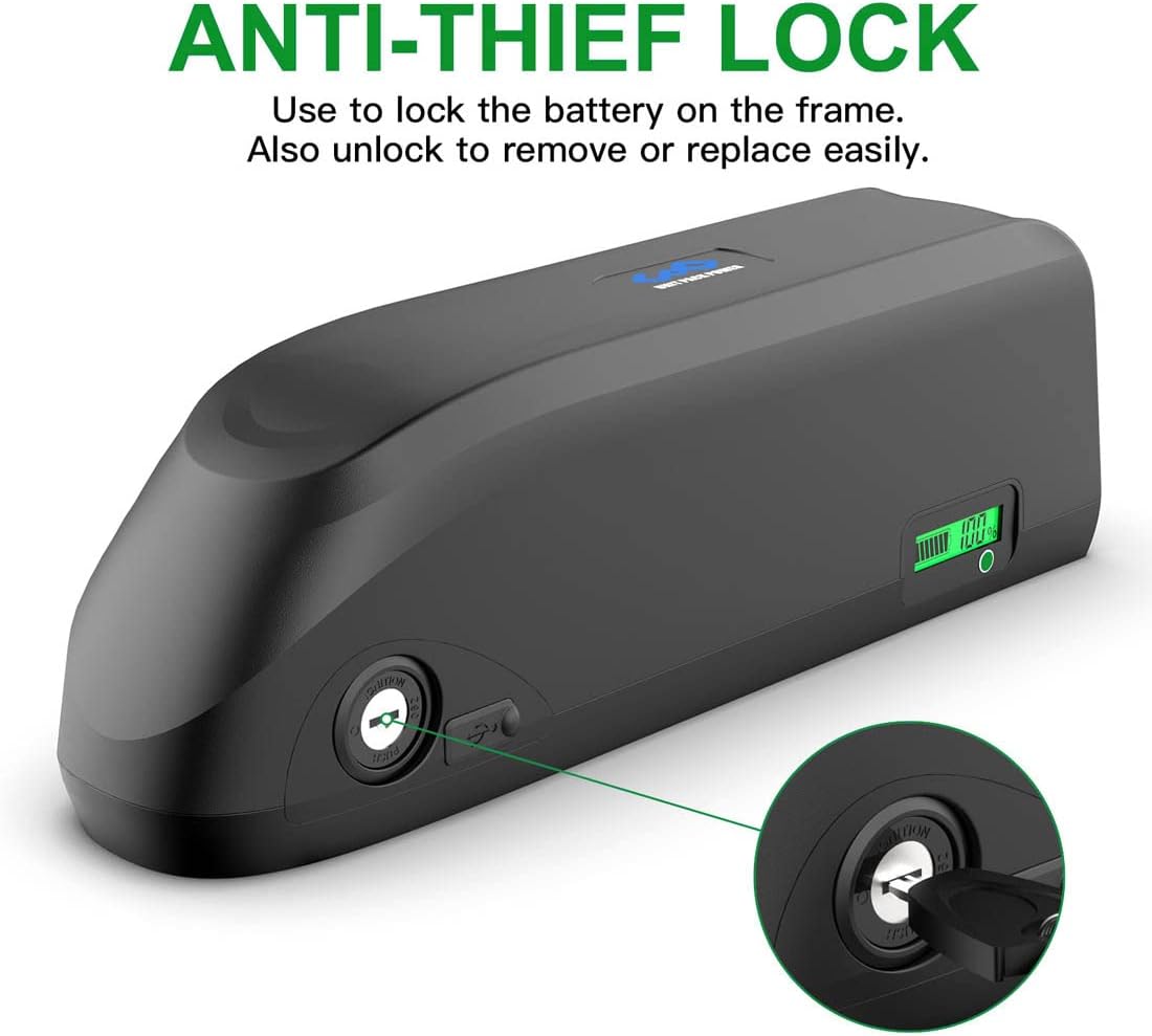 48V 20Ah Ebike Battery for Conversion Kits 500W–1500W