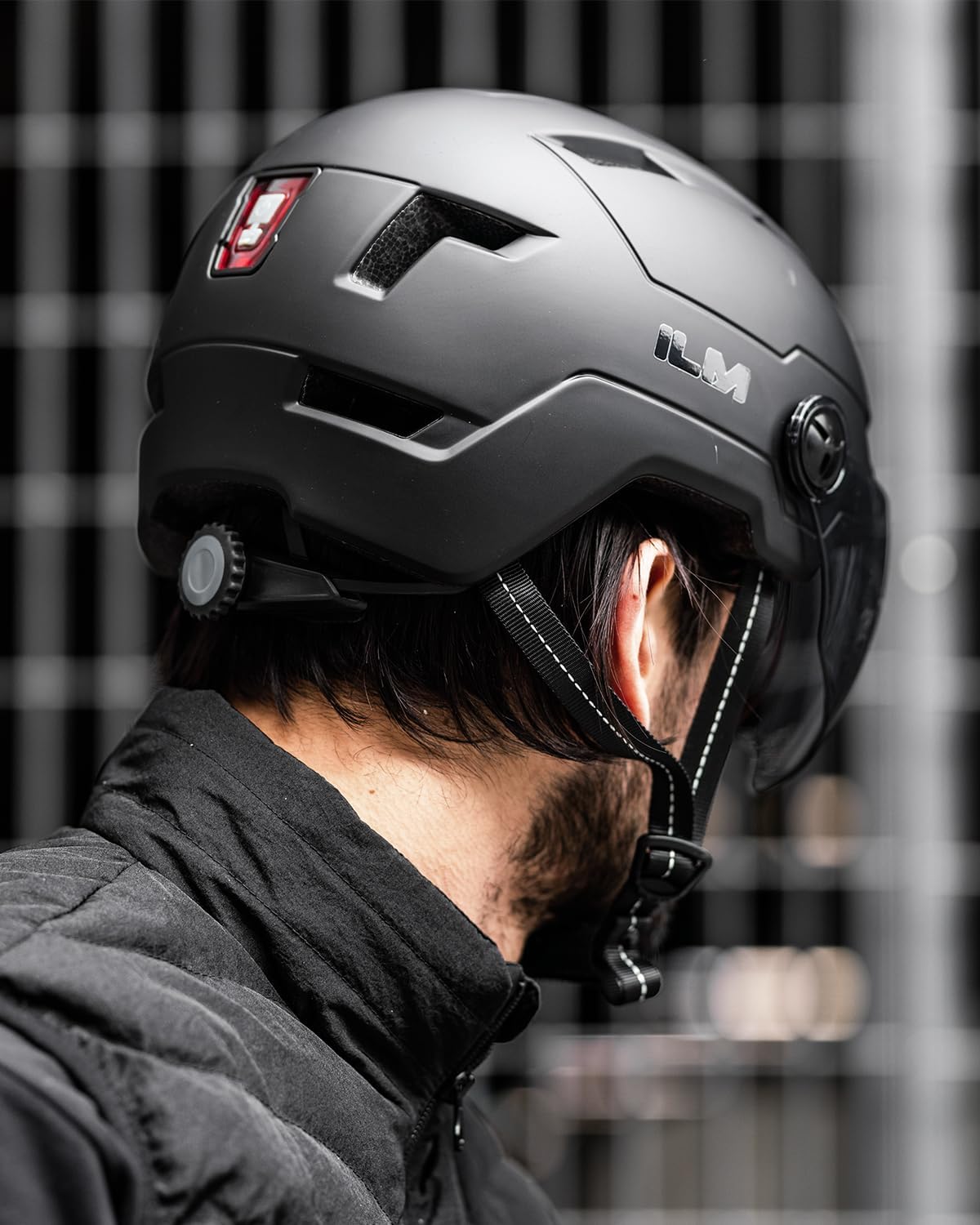 USB Rechargeable LED Bike Helmet with Front & Back Light | Cycling Helmet for Adults with Removable Goggles (Men & Women)