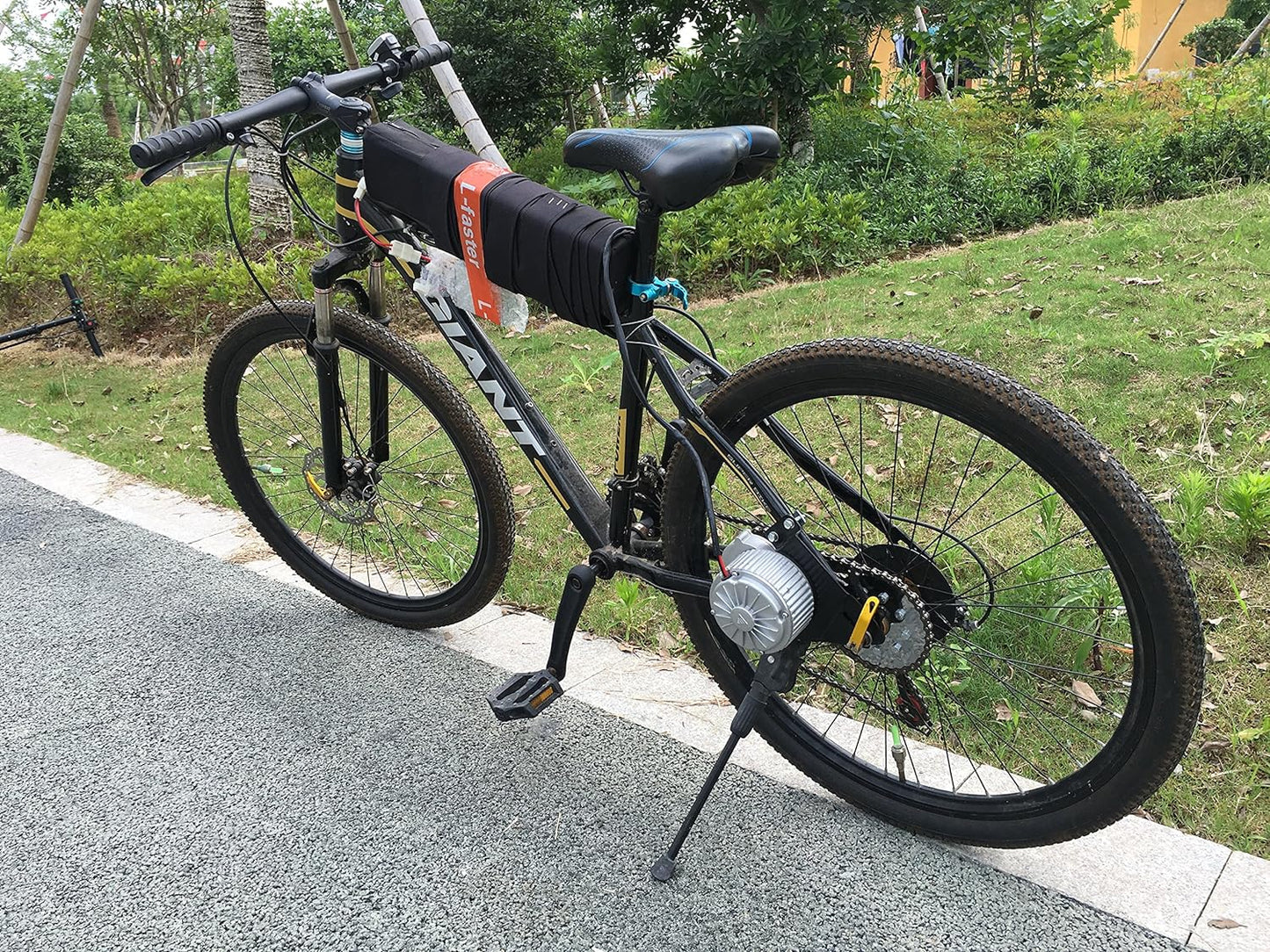 Custom Left Side Chain Drive Conversion Kit for Geared Bicycles – Derailleur-Compatible Bike Chain Drive System