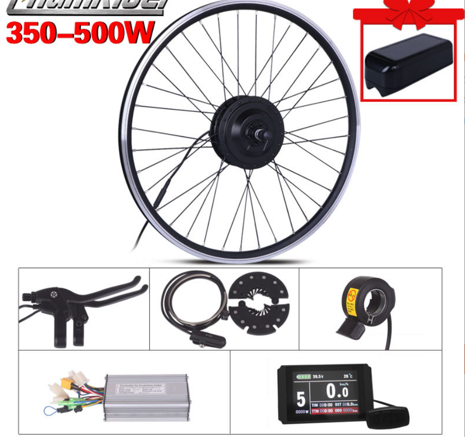 350W/500W Motor Wheel Convert Mountain Bike  to Electric Assist Kit