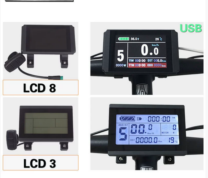 350W-750W Electric Bike Conversion Kit for Mountain Bikes