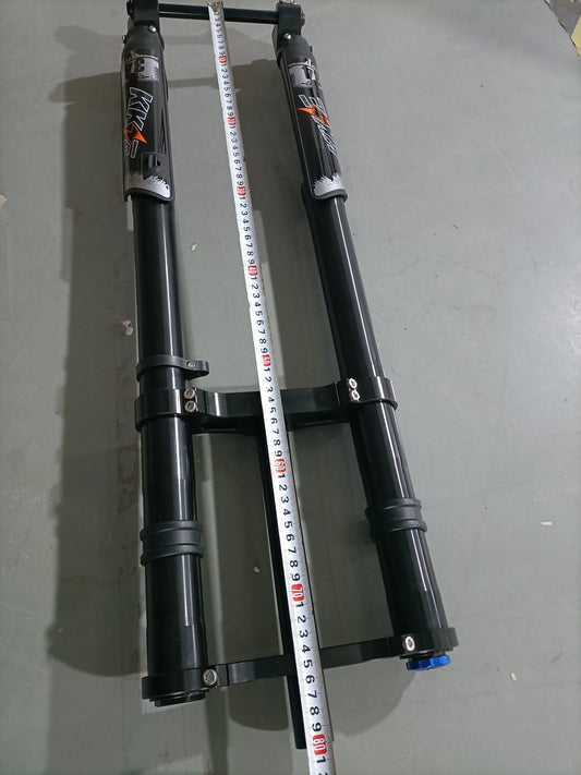 KKE MTB Bike Fork For Stealth Bomber E-Bike - 203mm Travel 20mm Through Axle