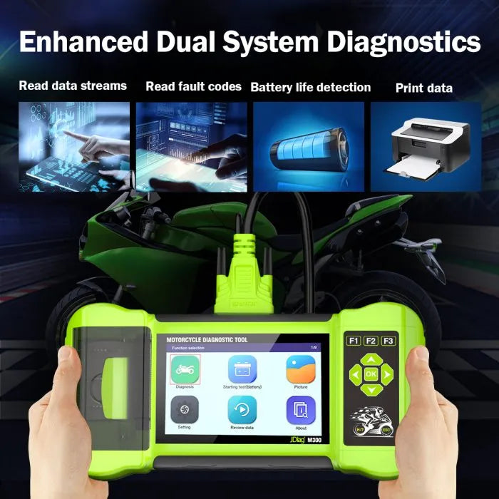JDiag M300 Motorcycle Scanner For BMW Ducati Harley Honda Yamaha