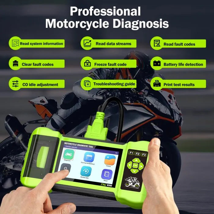 JDiag M300 Motorcycle Scanner For BMW Ducati Harley Honda Yamaha