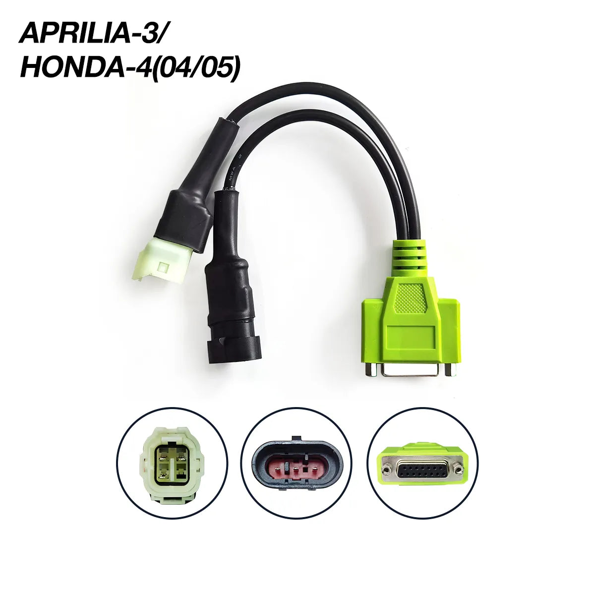 JDiag OBD2 Test Cables, With JDiag M100Pro/M200/M300 Motorcycle Scanner, For BMW-10P, Harley-4P/6P, YAMAHA-3P/4P, HONDA-4P