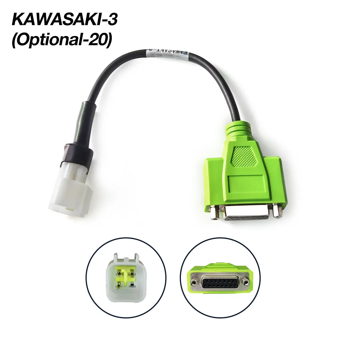 JDiag OBD2 Test Cables, With JDiag M100Pro/M200/M300 Motorcycle Scanner, For BMW-10P, Harley-4P/6P, YAMAHA-3P/4P, HONDA-4P