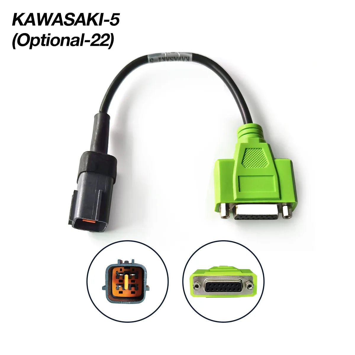 JDiag OBD2 Test Cables, With JDiag M100Pro/M200/M300 Motorcycle Scanner, For BMW-10P, Harley-4P/6P, YAMAHA-3P/4P, HONDA-4P