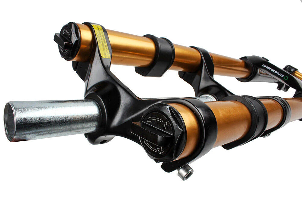 26" Mountain Downhill Air Fork For Stealth Bomber E-Bike - 180mm Travel, 20mm Axle, 1-1/8"