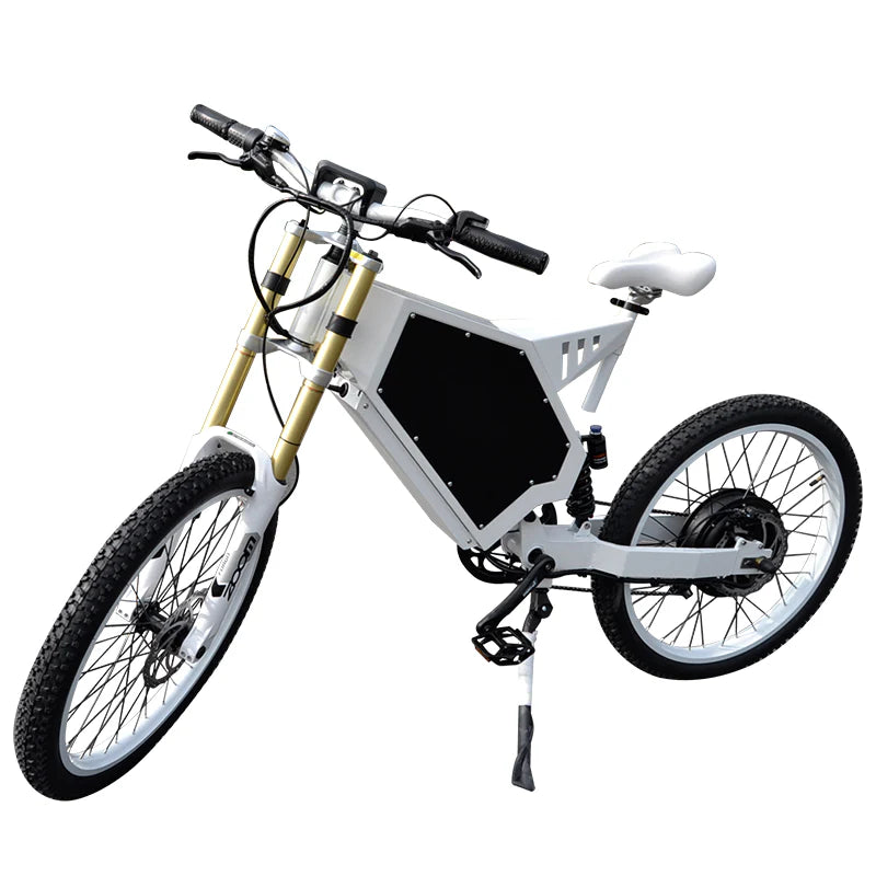 72V 5000W Stealth Bomber Electric Bike With 26" x 2.6" Wheels - Beach Cruiser E-Bike, 50MPH Top Speed