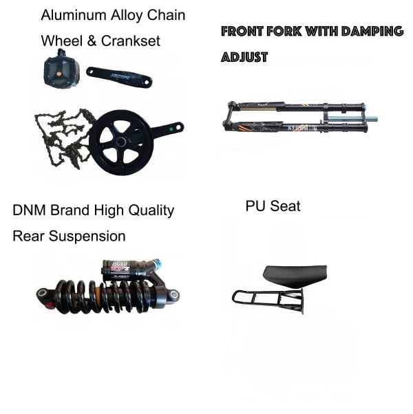 19" Or 21" Motorcycle Wheel 72V 8000W Stealth Bomber Electric Bike EBike Beach Cruiser 70MPH