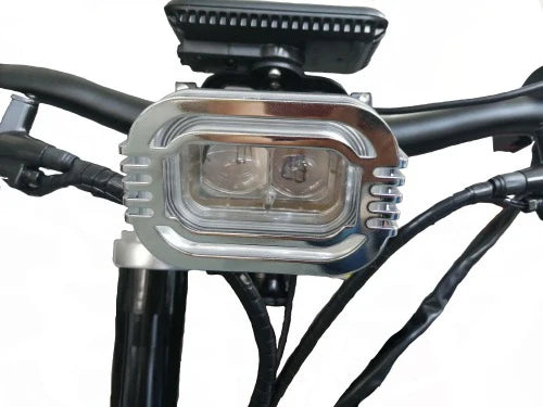 72V 5000W Stealth Bomber-Style Electric Mountain Bike With 26x4.0 Fat Tires, 26.1Ah Lithium Battery, 50MPH