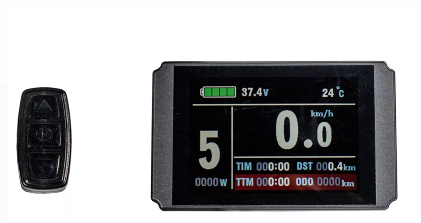 2000W Electric Bike Conversion Kit - 48V Hub Motor w/ KT-50A Sine Wave Controller, LCD Display & Tire (DIY E-Bike Upgrade)