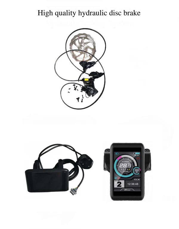 72V 5000W Stealth Bomber Electric Bike With 26" x 2.6" Wheels - Beach Cruiser E-Bike, 50MPH Top Speed