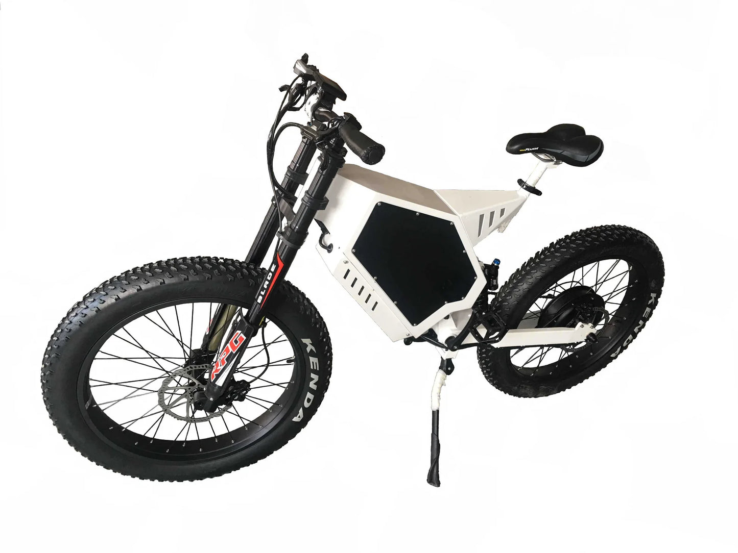 72V 12000W Stealth Bomber Electric Mountain Bike With 26" x 4.0 Fat Tires - High-Speed Beach Cruiser E-Bike, 75MPH Top Speed